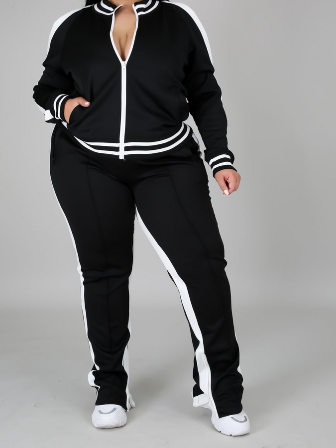 Plus Size Long-sleeved Long Pants - AnnieMae21