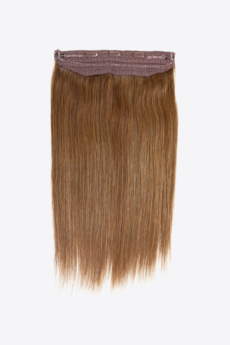 18" 80g Long Straight Indian Human Halo Hair - AnnieMae21