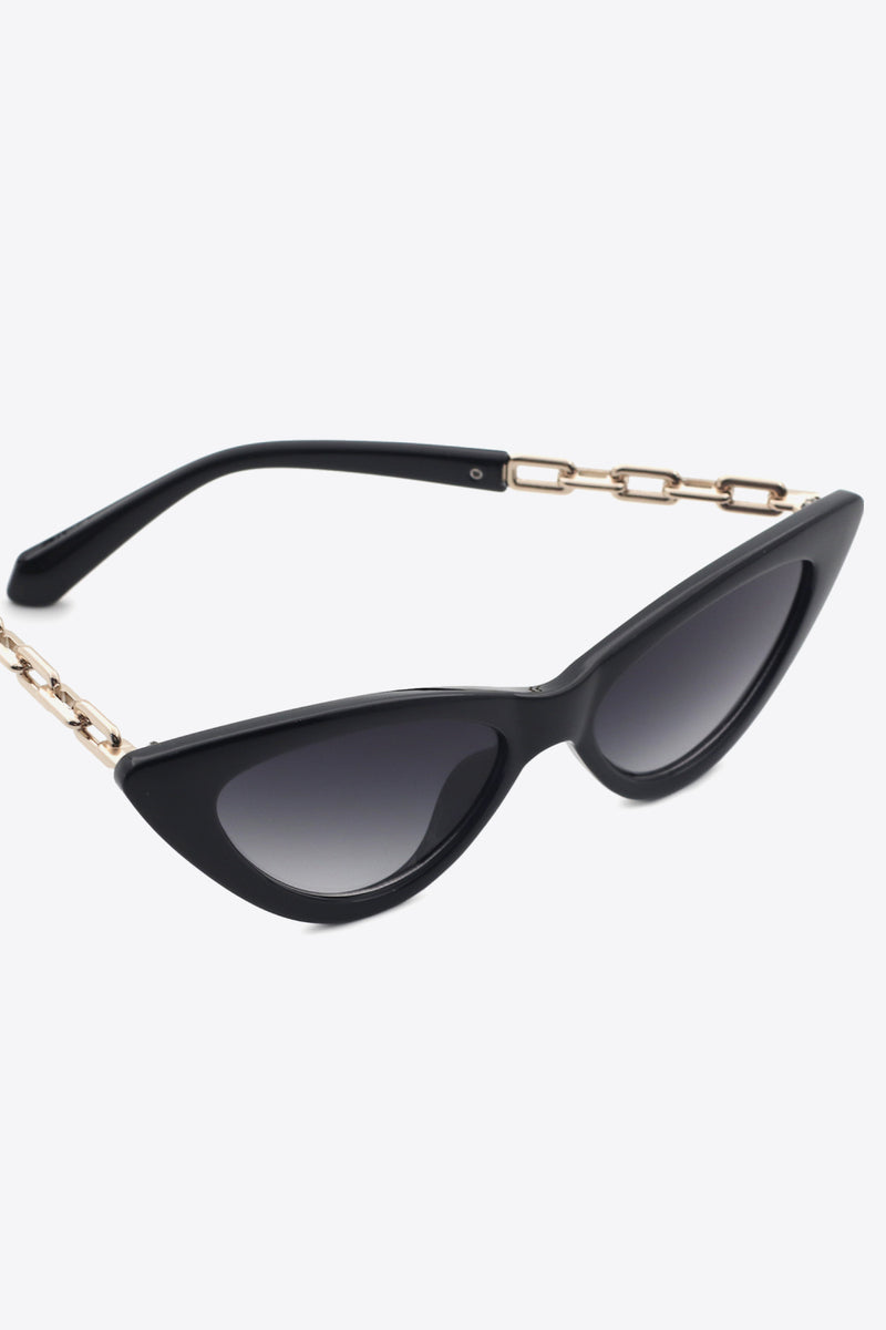 Chain Detail Cat-Eye Sunglasses - AnnieMae21