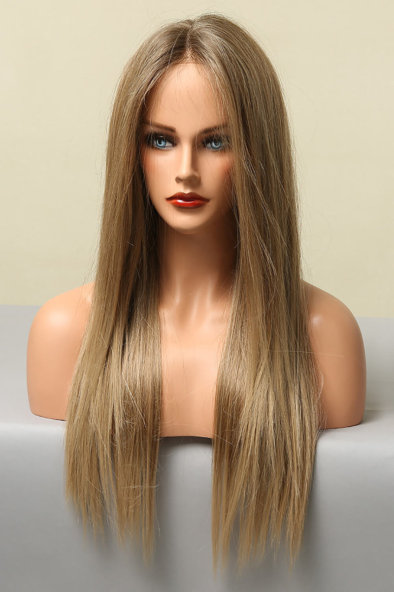 13*2" Long Straight Lace Front Synthetic Wigs 26" Long 150% Density - AnnieMae21