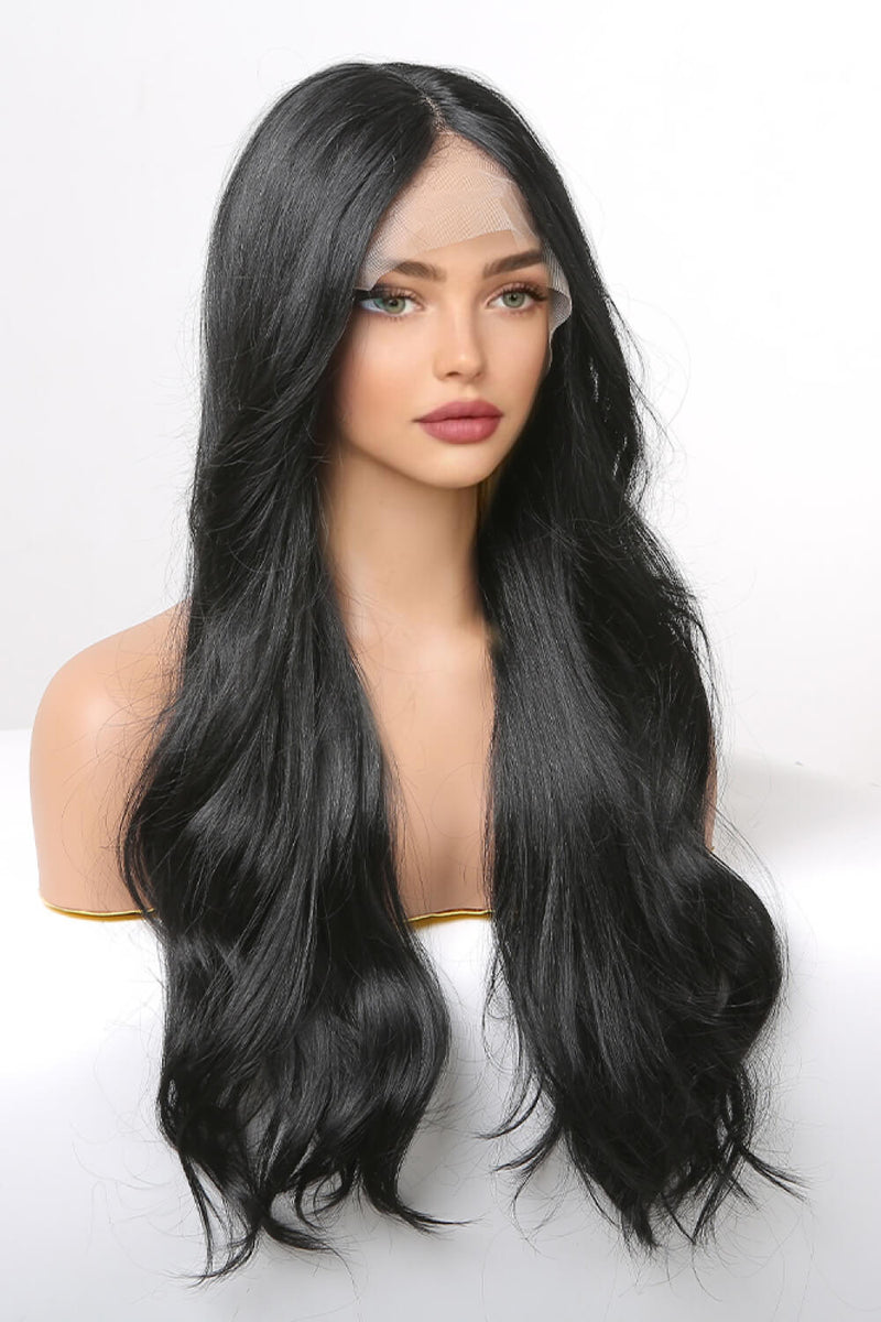 13*2" Lace Front Wigs Synthetic Long Wavy 24" 150% Density - AnnieMae21