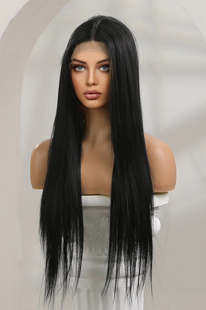 13*2" Long Lace Front Straight Synthetic Wigs 26" Long 150% Density - AnnieMae21