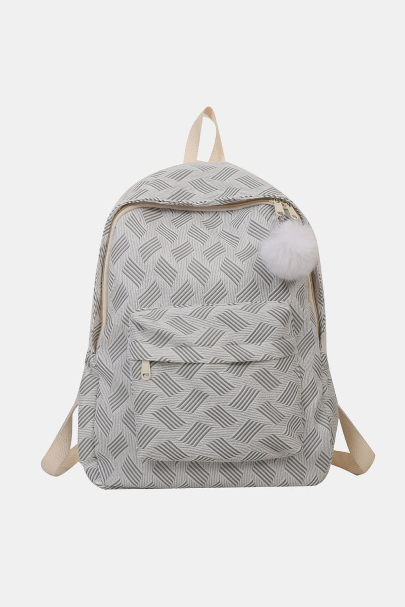 Printed Polyester Large Backpack - AnnieMae21