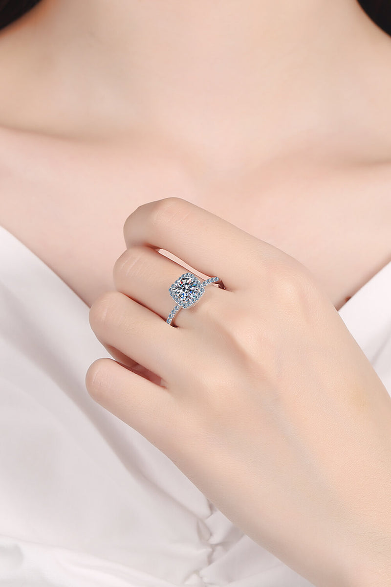 Square Moissanite Ring - AnnieMae21