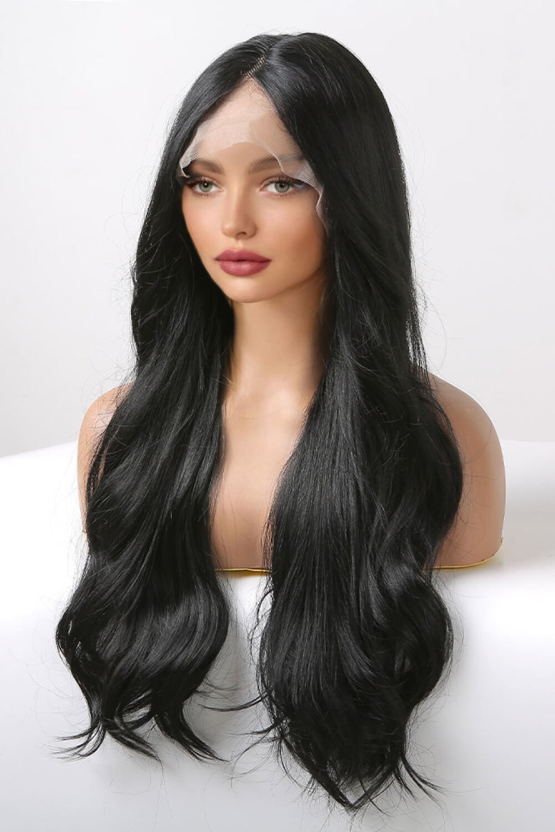 13*2" Lace Front Wigs Synthetic Long Wavy 24" 150% Density - AnnieMae21