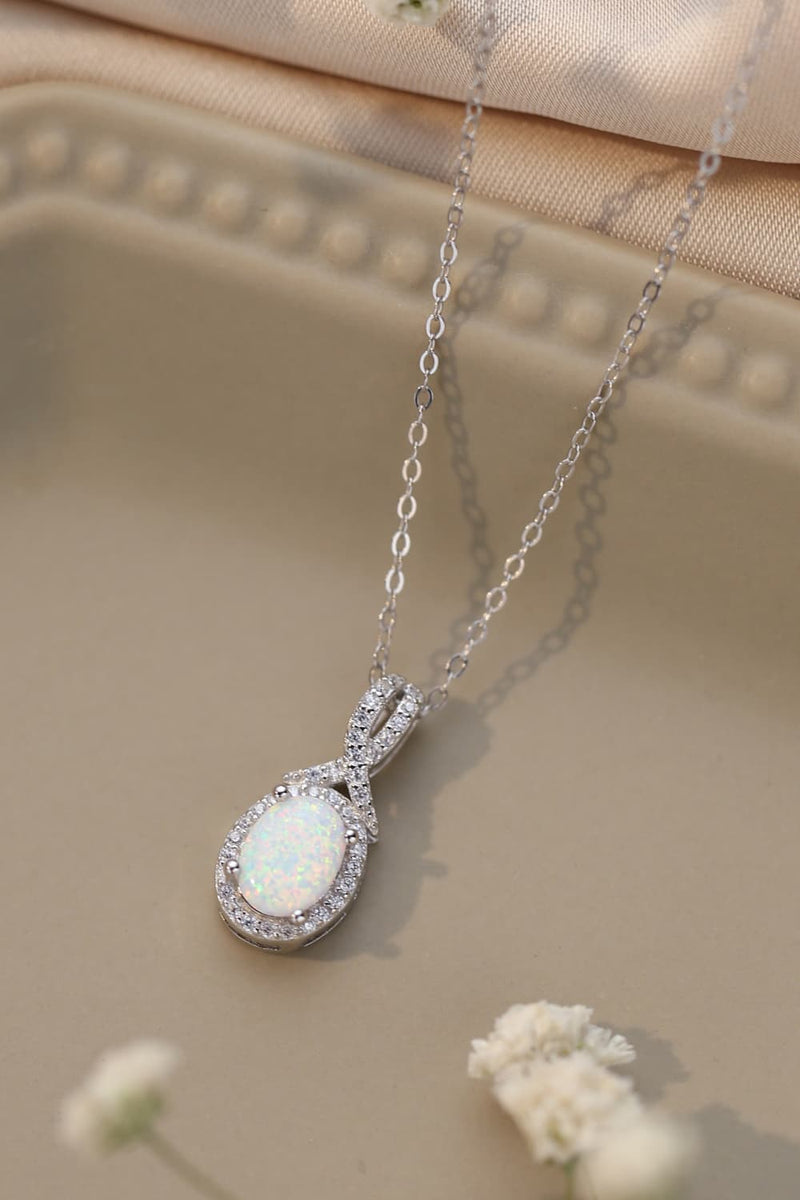 Feeling My Best Opal Pendant Necklace - AnnieMae21