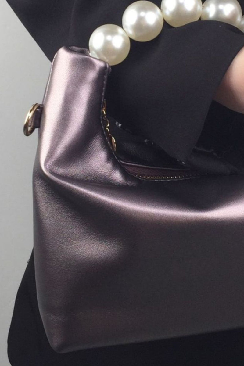 PU Leather Pearl Handbag - AnnieMae21