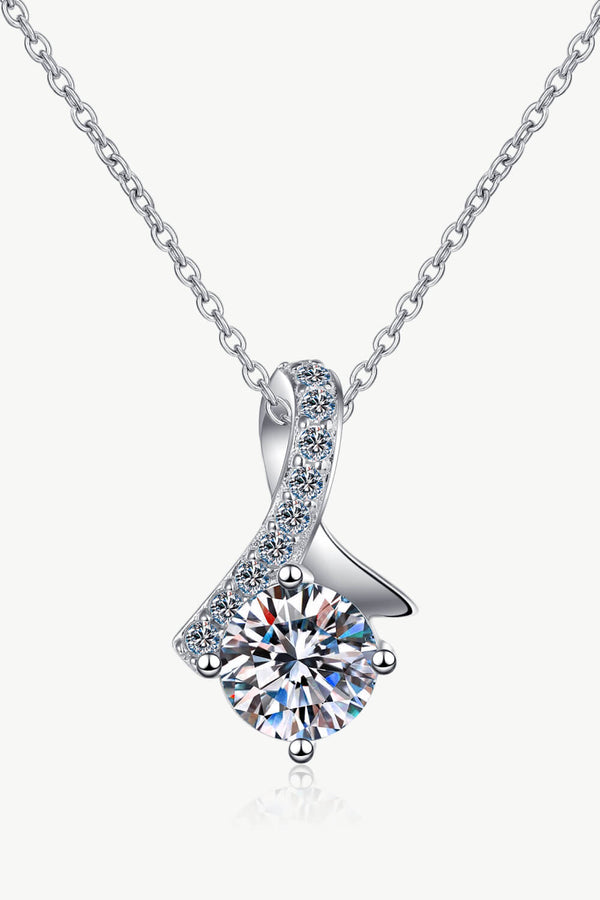 Unique and Chic Moissanite Pendant Necklace - AnnieMae21