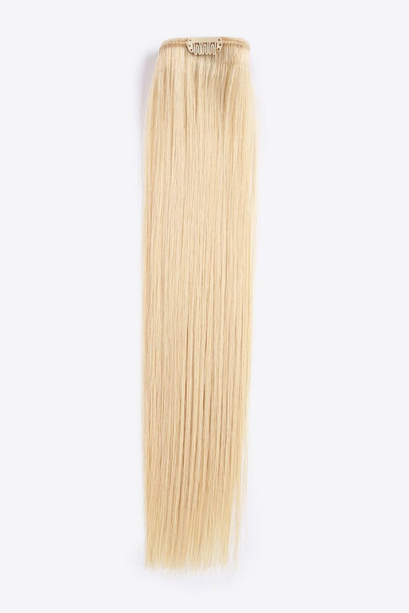 20" 120g Clip-in Hair Extensions Indian Human Hair in Blonde - AnnieMae21