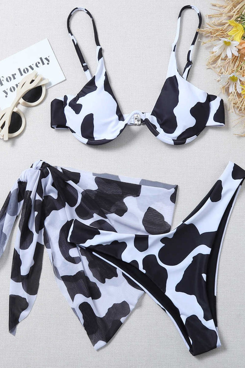 Animal Print Three-Piece Swim Set - AnnieMae21