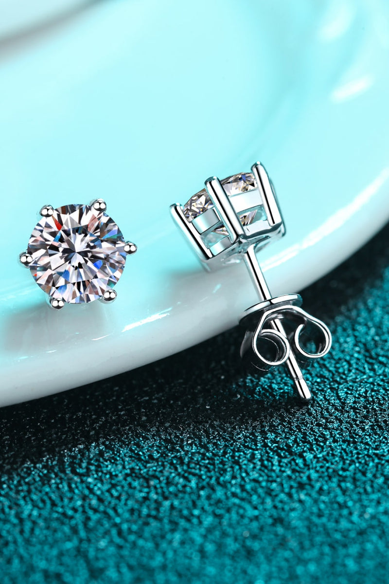 Endless Cheer Moissanite Stud Earrings - AnnieMae21