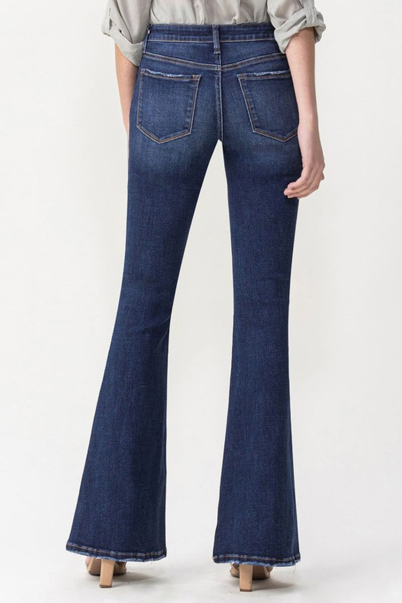 Lovervet Full Size Joanna Midrise Flare Jeans - AnnieMae21