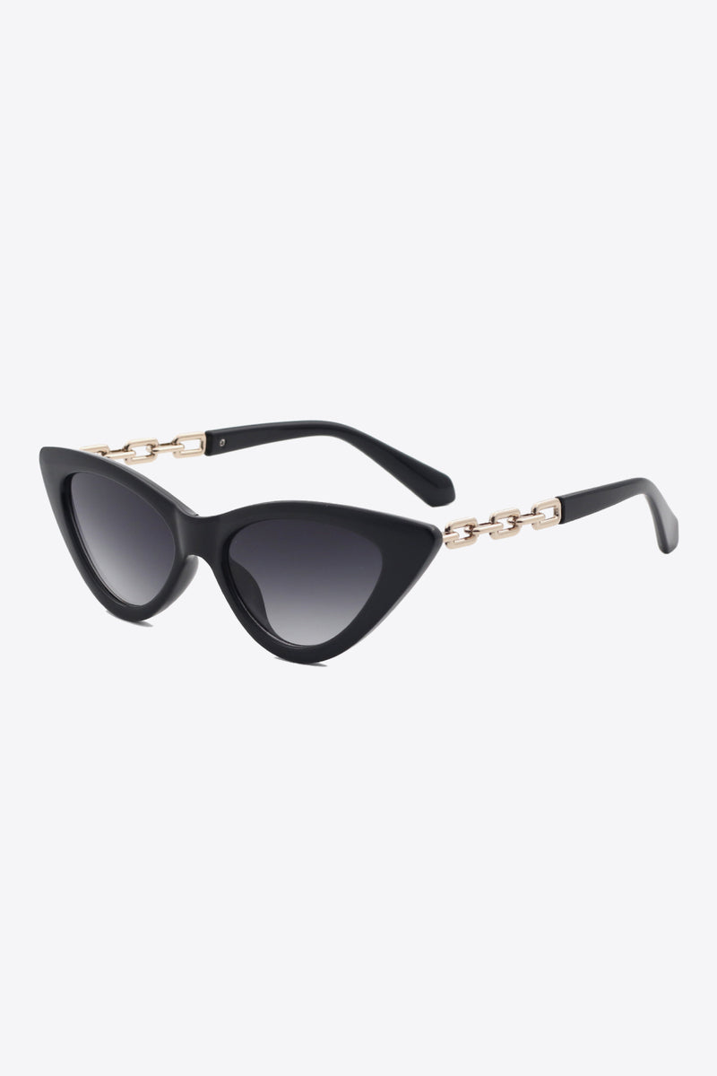 Chain Detail Cat-Eye Sunglasses - AnnieMae21