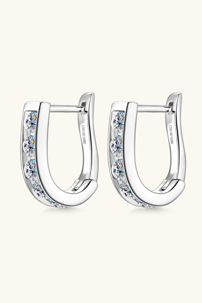 1 Carat Moissanite 925 Sterling Silver Earrings - AnnieMae21