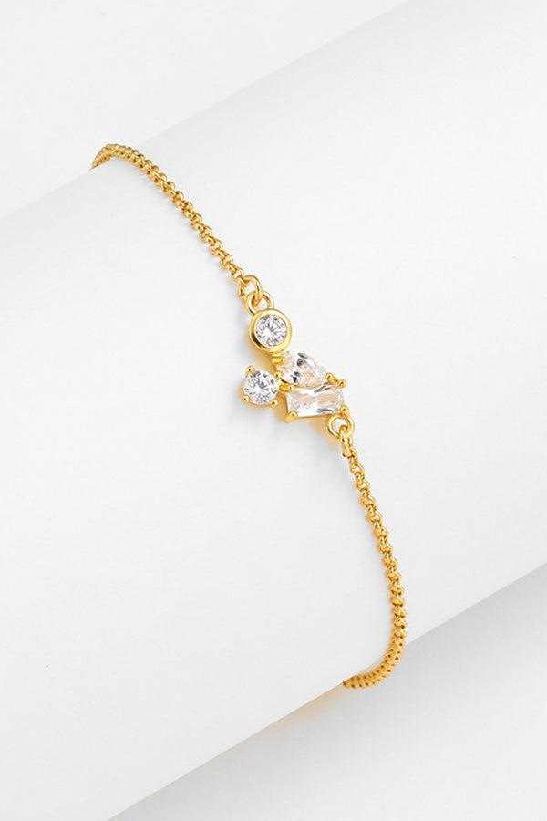 18K Gold Plated Zircon Bracelet - AnnieMae21