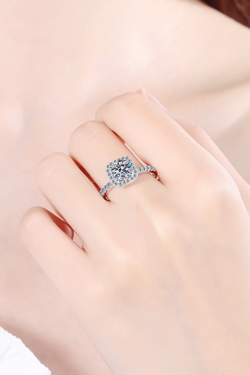 Square Moissanite Ring - AnnieMae21