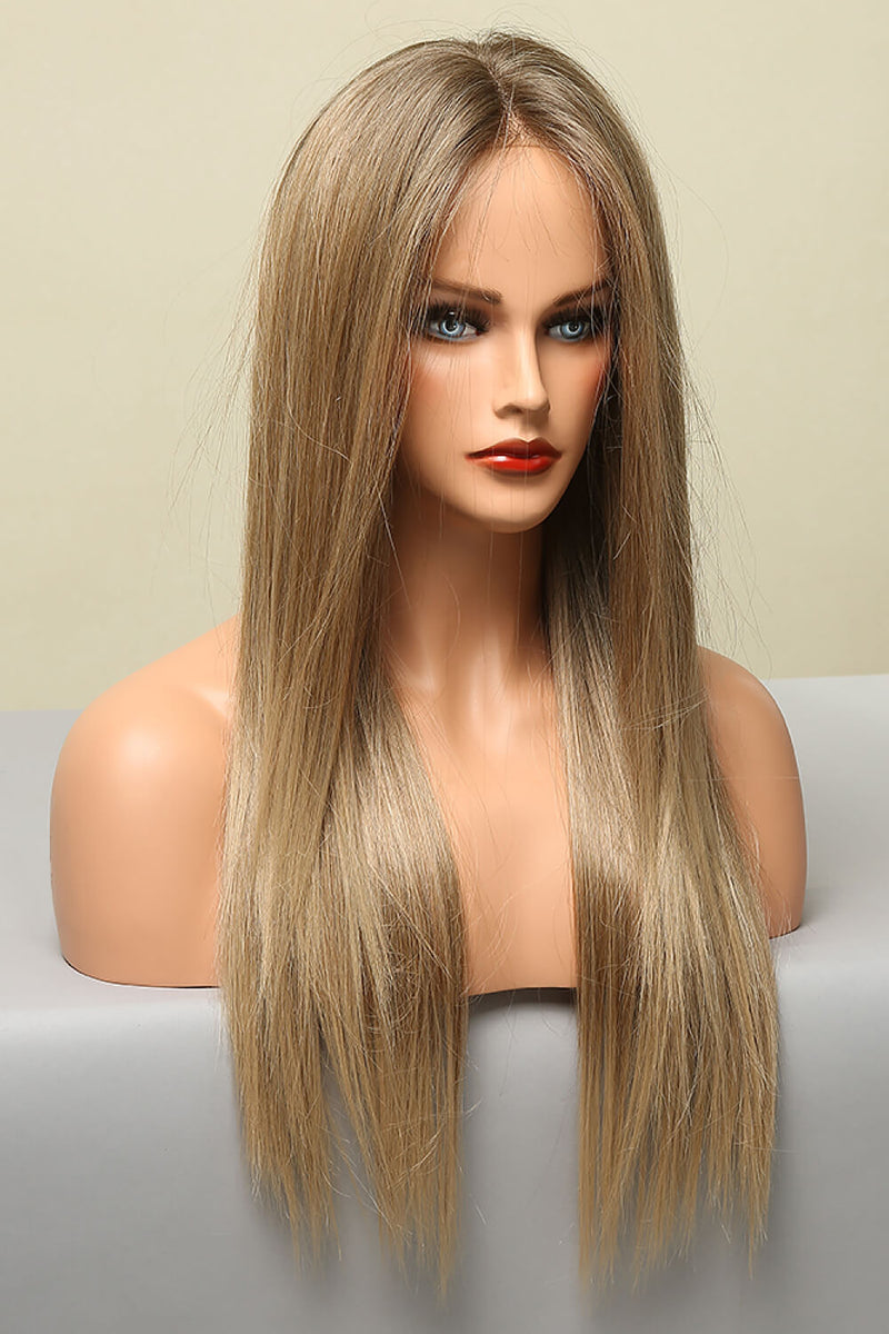 13*2" Long Straight Lace Front Synthetic Wigs 26" Long 150% Density - AnnieMae21