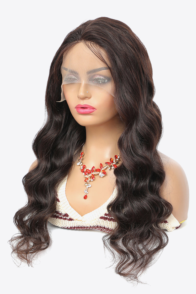 20" 13*4" Lace Front Wave Human Wigs in Natural color 150% Density - AnnieMae21