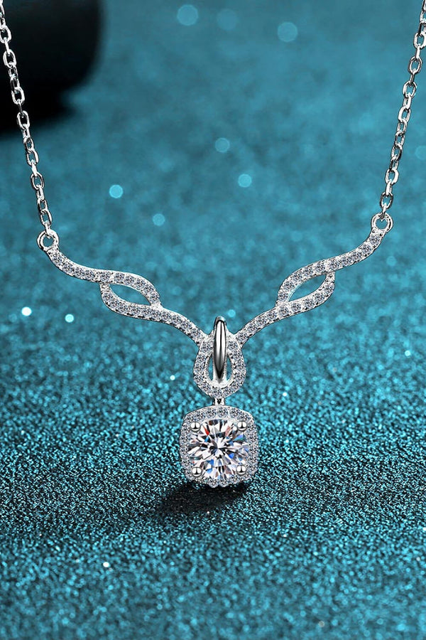 Right On Trend Moissanite Pendant Necklace - AnnieMae21