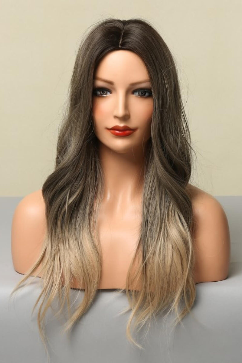 13*1" Full-Machine Wigs Synthetic Long Straight 24" - AnnieMae21