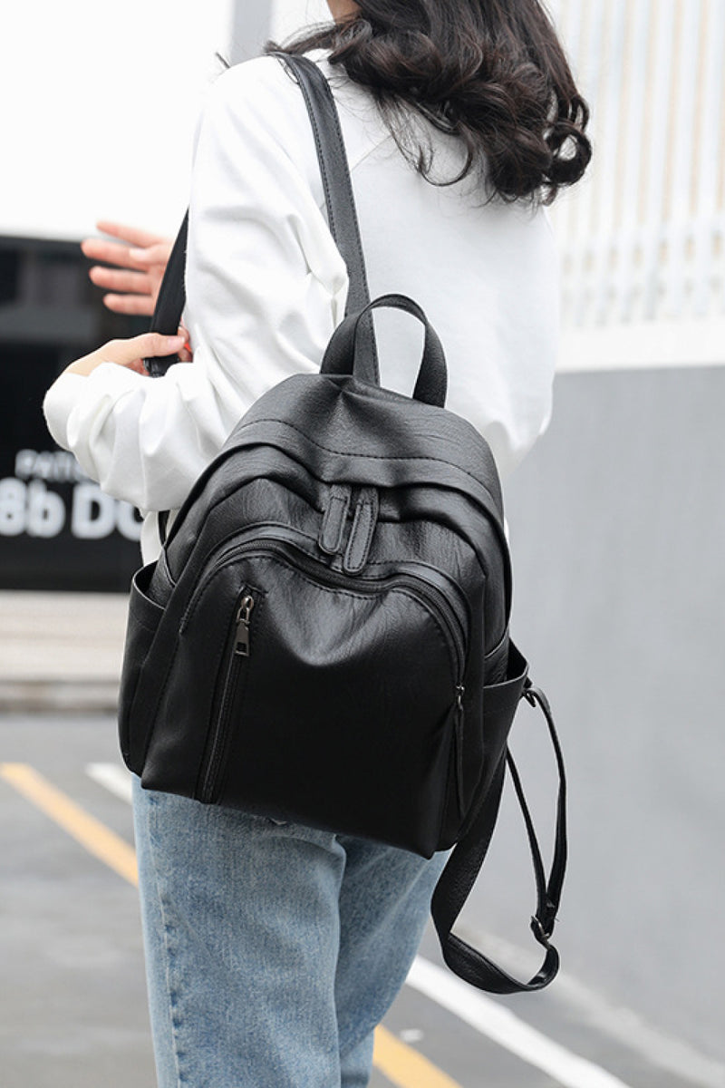 PU Leather Backpack - AnnieMae21