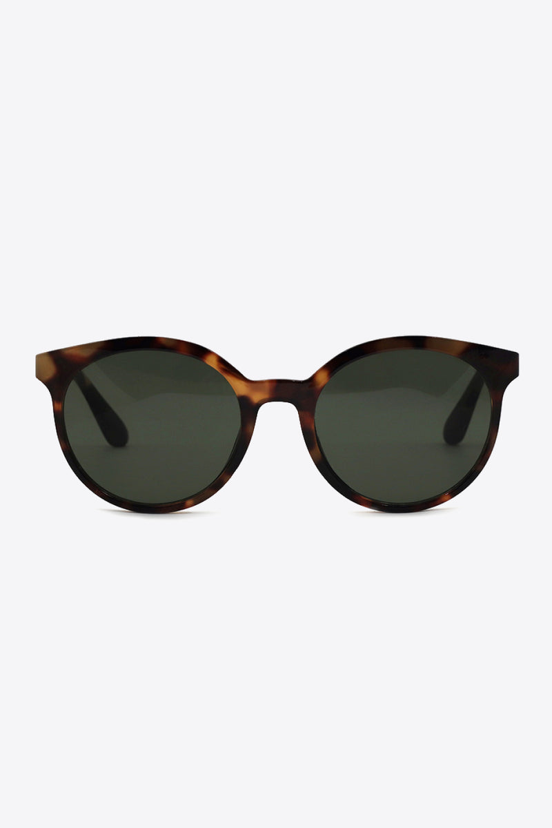 Tortoiseshell Round Polycarbonate Sunglasses - AnnieMae21