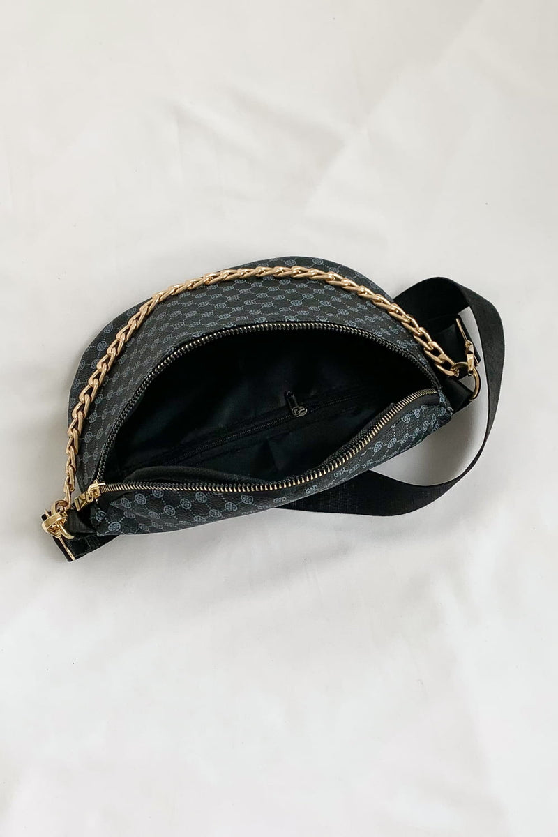 Printed PU Leather Sling Bag - AnnieMae21