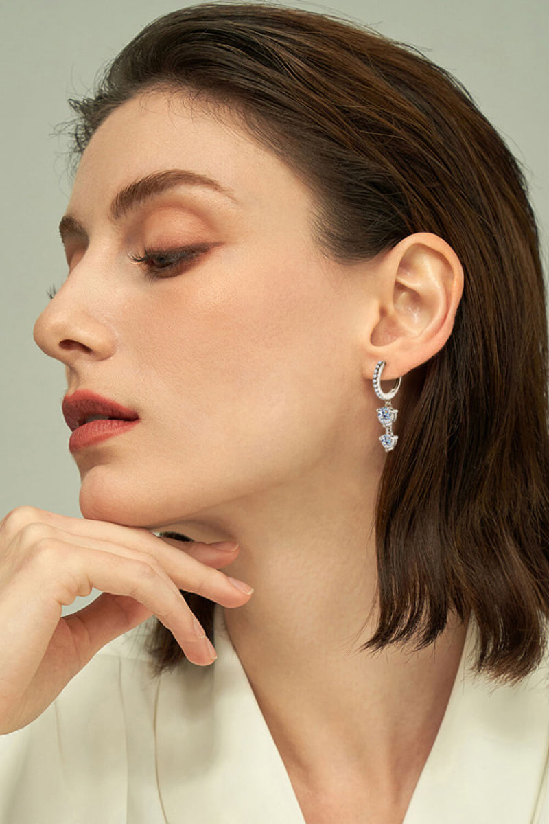 Be The One Moissanite Drop Earrings - AnnieMae21