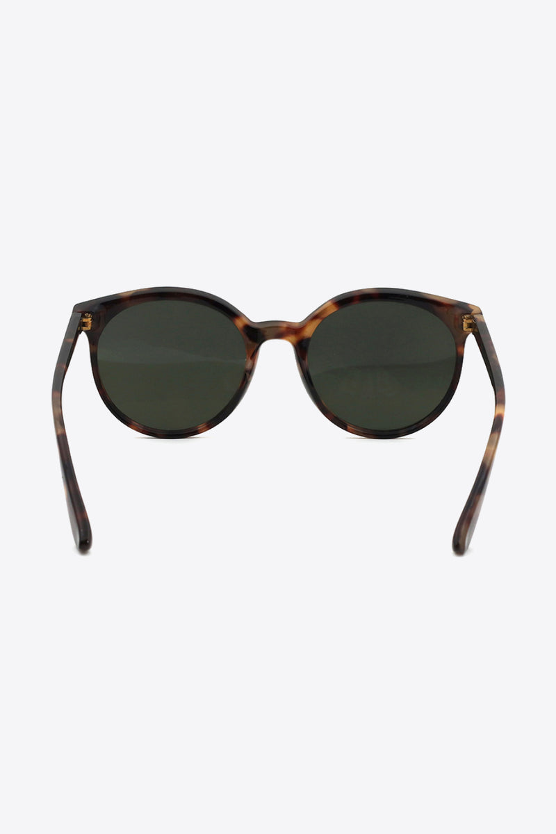 Tortoiseshell Round Polycarbonate Sunglasses - AnnieMae21