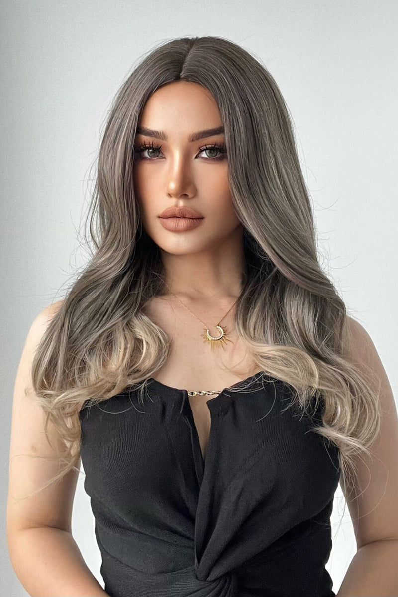 13*1" Full-Machine Wigs Synthetic Long Straight 24" - AnnieMae21