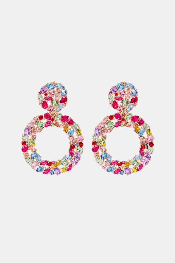Round Shape Acrylic Dangle Earrings - AnnieMae21