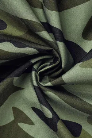 Camouflage Fashion Casual Print Draw String Regular High Waist Skirts - AnnieMae21